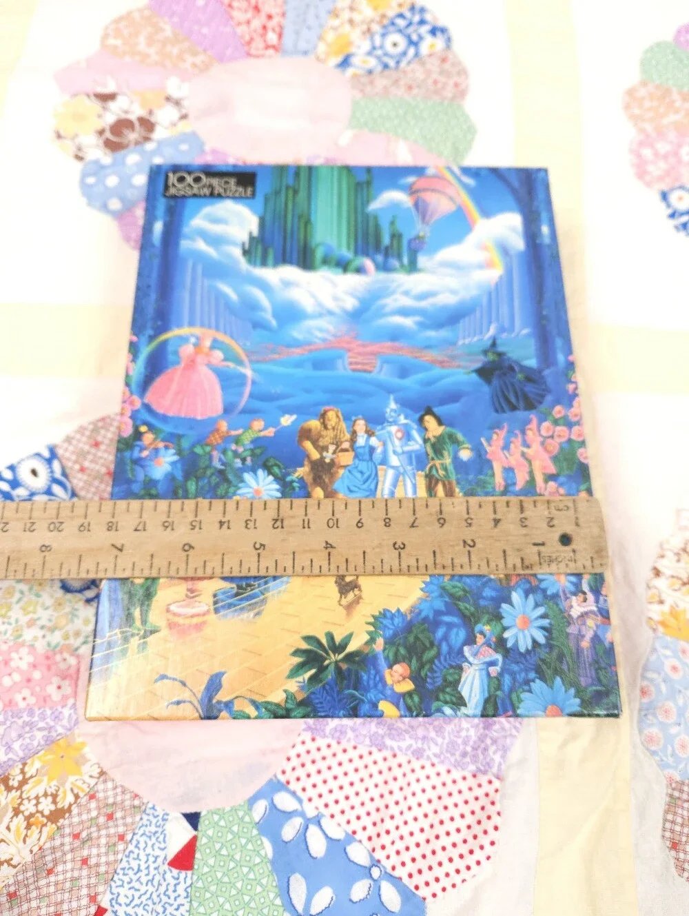 Wizard Of Oz SEALED Melanie Taylor Kent Golden 100 Piece Jigsaw Puzzle Rare 1989